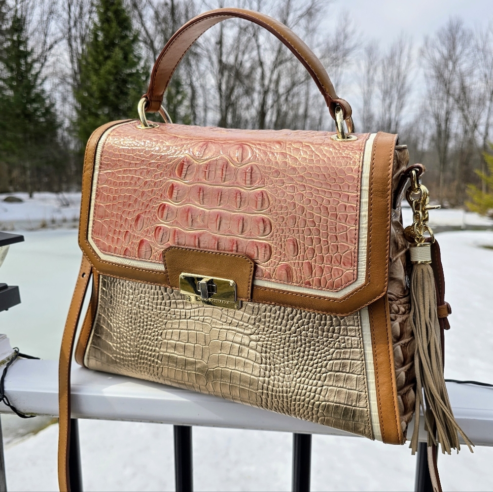 Brahmin Brinley Sandshell Varadero